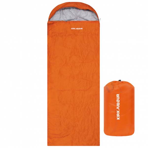 KIRKJUBØUR® &quot;Søvn&quot; Exterior Saco de dormir 220 x 75 cm 15 °C naranja