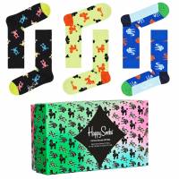 Happy Socks Animal Geschenkset Socken 3 Paar XMAL08-0200