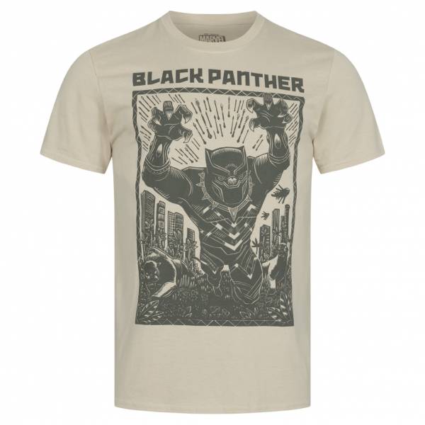 Black Panther Marvel Lino Cut Herren T-Shirt POMTS471SND
