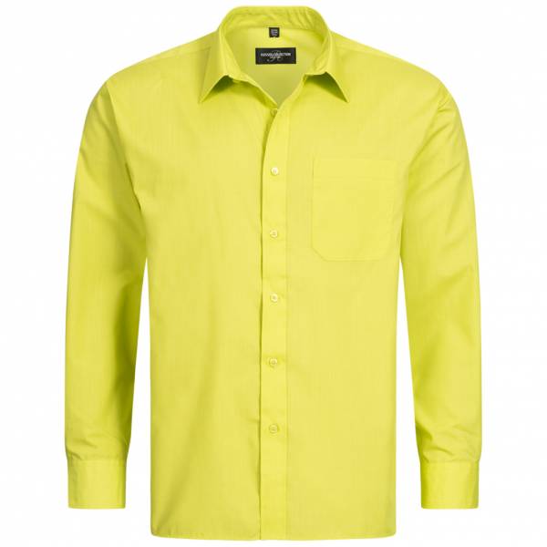 RUSSELL Longsleeve Poly Cotton Poplin Herren Shirt 0R934M0-Lime