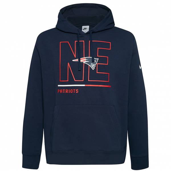 Image of New England Patriots NFL Nike Club City Uomo Felpa con cappuccio NKDK-41S-8K-0YR