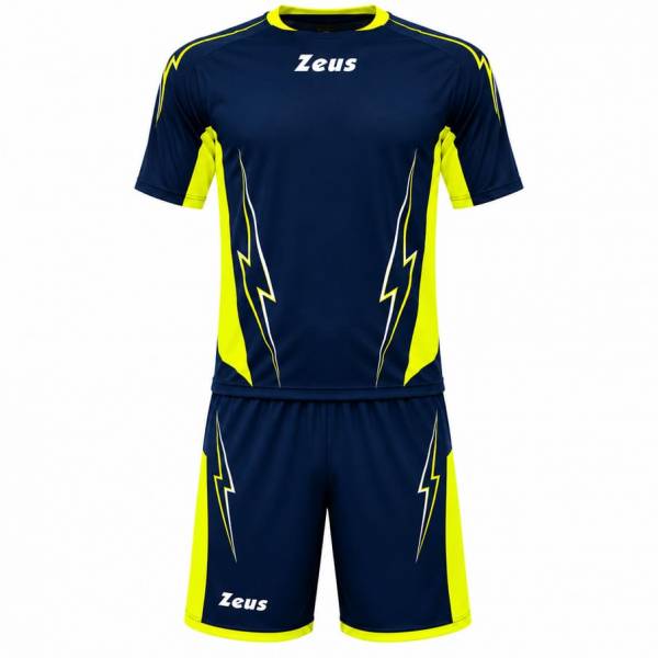 Zeus Kit Volley Tuono Uomo Uomo Maglia + Shorts blu/giallo