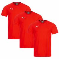 PUMA teamGOAL Casuals Hombre Camiseta Pack de 3 656578-01-3