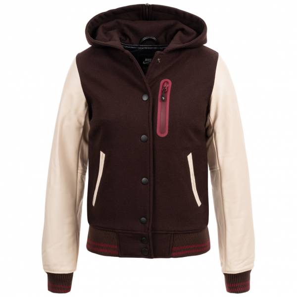 Nike NSW Sportswear Destroyer Damen Leder Jacke 382601-200