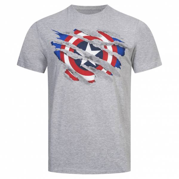Capitan America MARVEL Torn Uomo T-shirt FBMTS200SPO