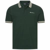 BEN SHERMAN Mono Collar Interest Herren Polo-Shirt 1012639-DARK-GREEN
