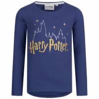 Harry Potter Hogwarts Niño Camiseta de manga larga azul marino