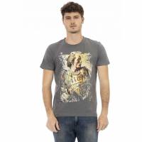 TRUSSARDI Action Men round neck Conqueror T-shirt Gray 2AT08F002
