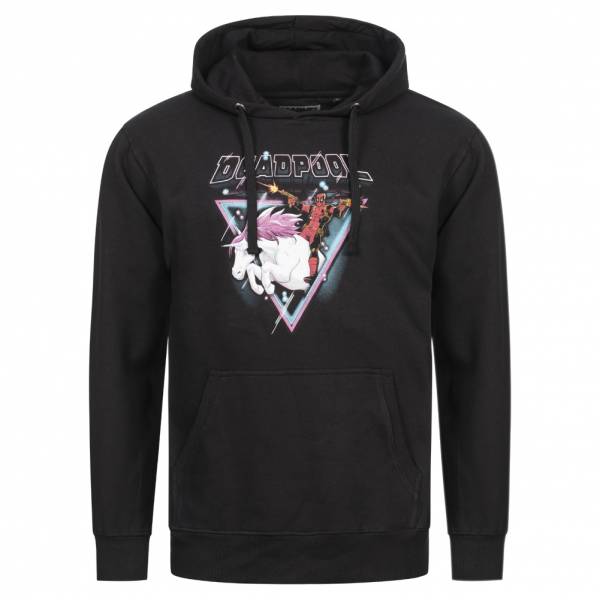 Meraviglia Deadpool Unicorn Uomo Felpa con cappuccio MAMHS058BLK
