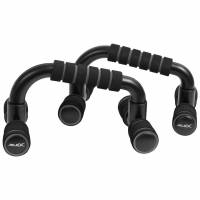 JELEX Gain Hard Push Up Bar Liegestützgriffe schwarz grau