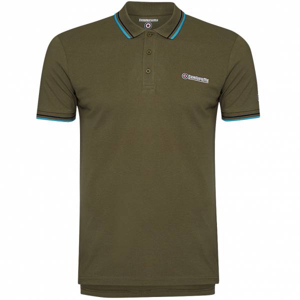 Lambretta Twin Tipped Herren Polo-Shirt SS1608-LG/N/SB