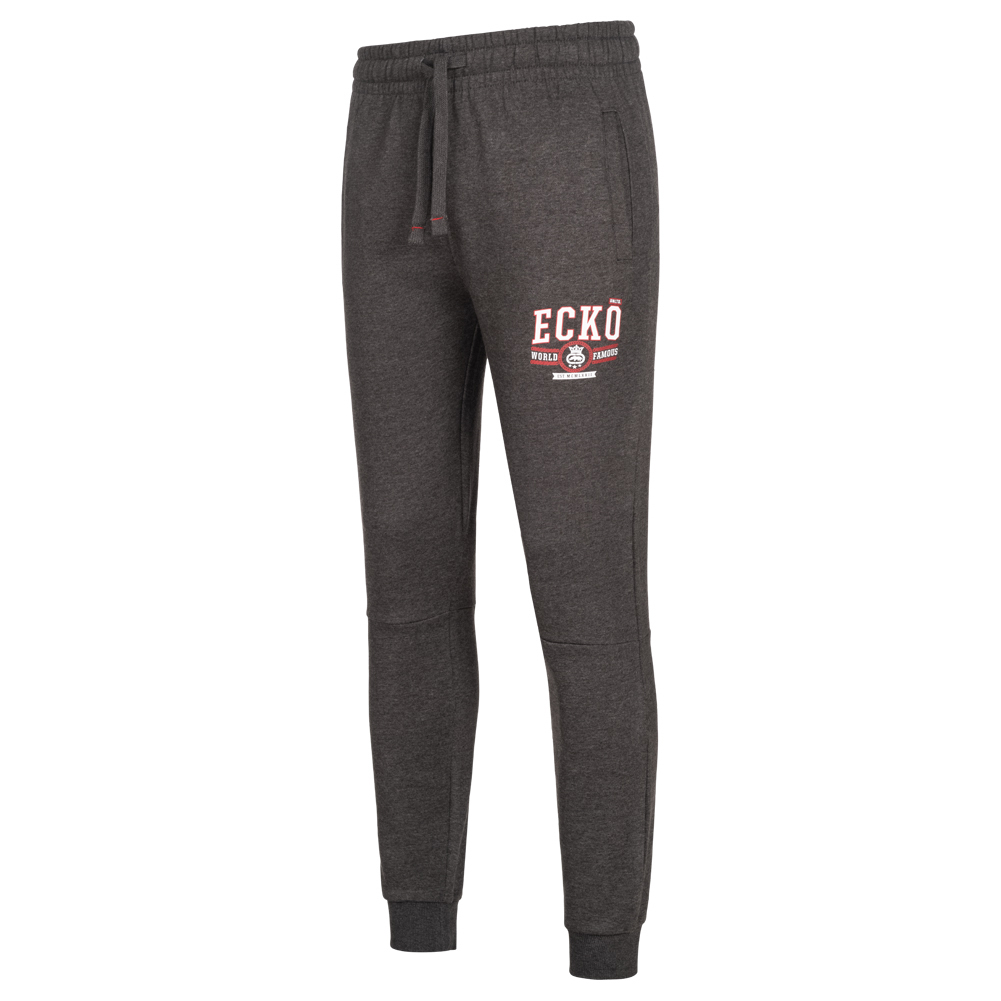 Ecko Unltd. Cana Hombre Pantalones de chándal con forro polar ESK04738 Gris  jaspeado