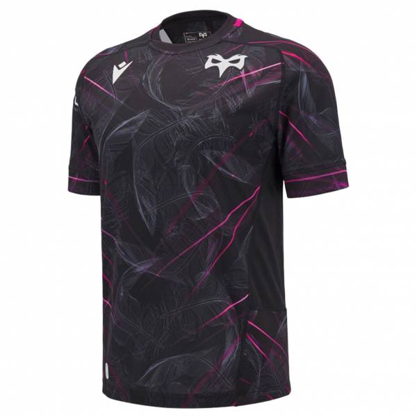 Ospreys Rugby macron Bambini Maglia per il gioco in casa 60002395