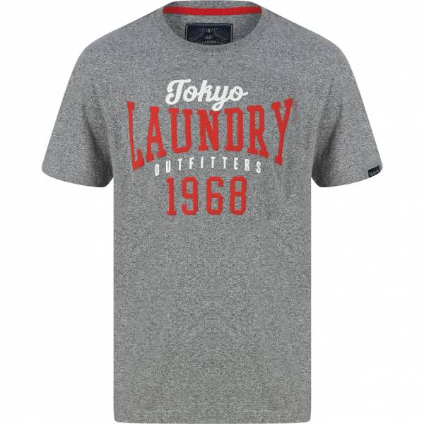 Tokyo Laundry Search Mężczyźni T-shirt 1C18220 Jasnoszary Grind