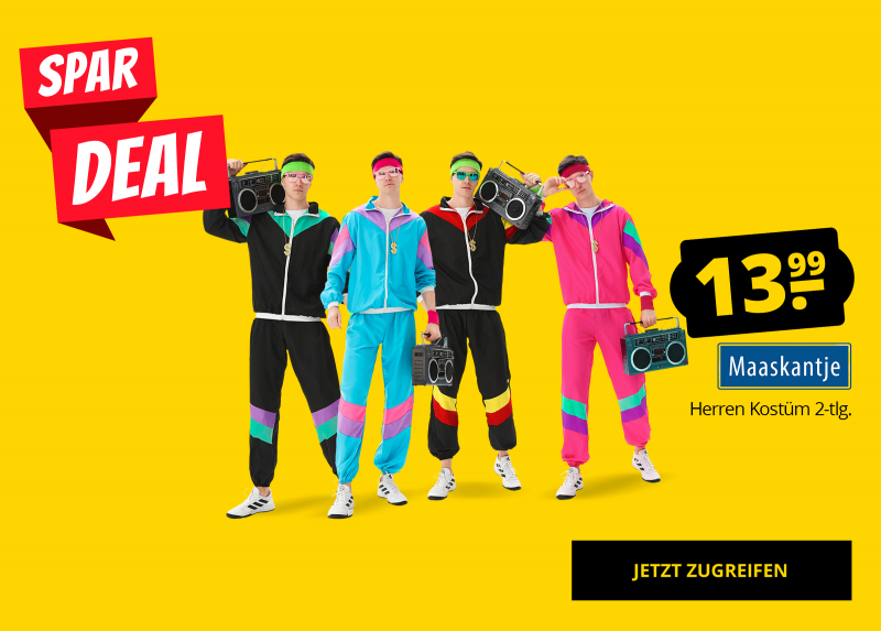 MAASKANTJE Herren Kostüm 2-tlg. nur 13,99 €!