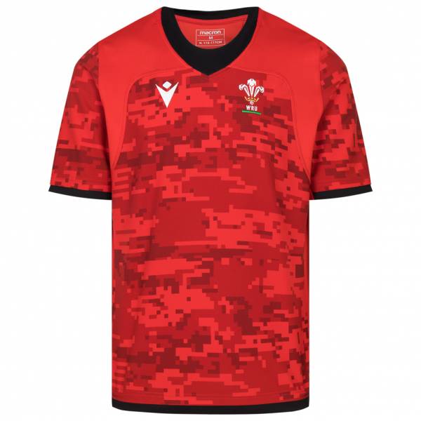 Welsh rugbyteam WRU macron Heren Rugbyshirt 58125491 rood M