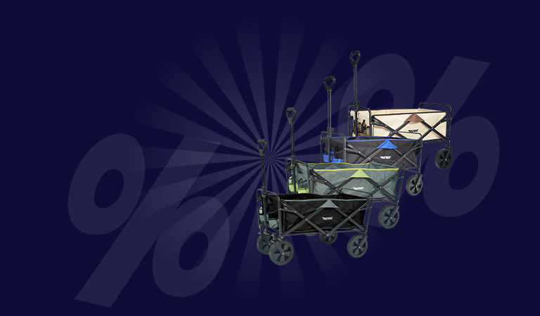 Muwo faltbarer Bollerwagen nur 44,44 € günstig online kaufen bei SportSpar.de!