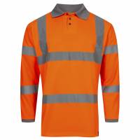 Dickies Technical Hombre Seguridad Polo de manga larga SA22077OR