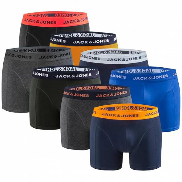 Jack & Jones Boxer Hommes Boxer-short Pack de 8 Forrest Night 12259926-7-8