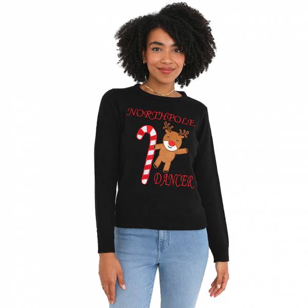 BRAVE SOUL Dancer X-Mas Women Pullover LKX-248DANCERA