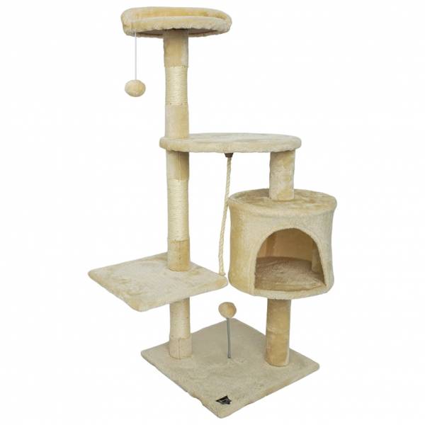 SPOCADO &quot;Athletic&quot; Arbre à chat pour chat 112 x 40 x 40 cm beige