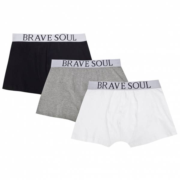 BRAVE SOUL Clark 3er Pack Herren Boxershorts MBX-451CLARK