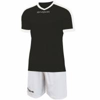 Givova Kit Revolution Maillot de football avec Short blanc noir