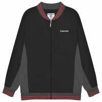 Lambretta Vintage Track Jacket Hombre Chaqueta retro SS4100-BLK-IRON-RED