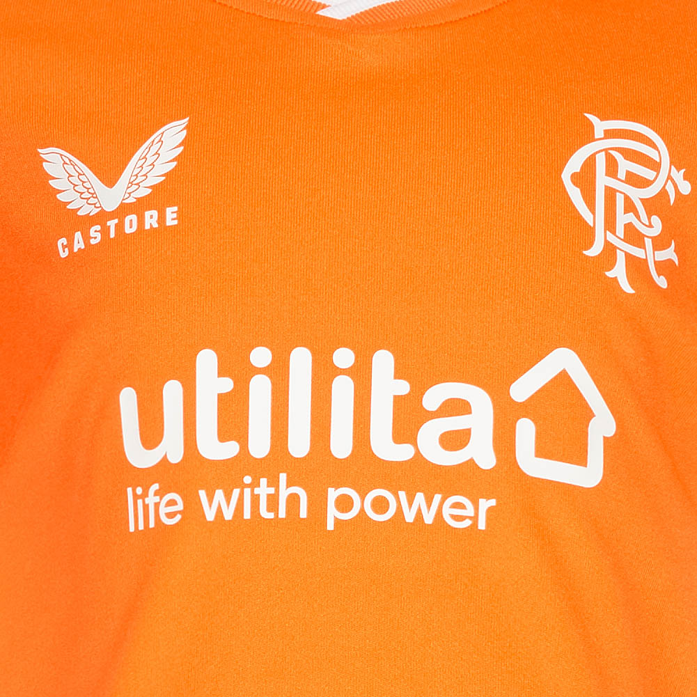 Glasgow Rangers FC CASTORE Kleinkind Trikot Set TI0870 ORA SportSpar