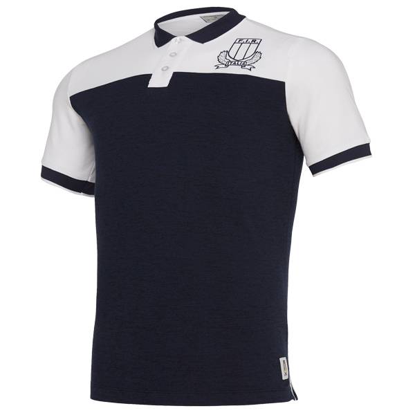 Italie FIR macron Hommes Polo sportif pour les supporters 58100136