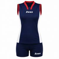 Zeus Kit Ioly Damen Trikot + Shorts blu/bianco/rosso
