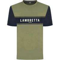 Lambretta Lichen Hombre Camiseta SS9819-LCNGRN/BLUGRP