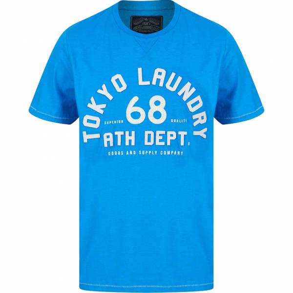 Tokyo Laundry Hamberts Heren T-shirt 1C18204 Blithe Blue