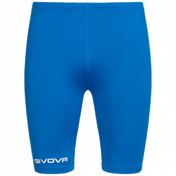 Givova Bermuda Skin Compression Tights Radlerhose blau