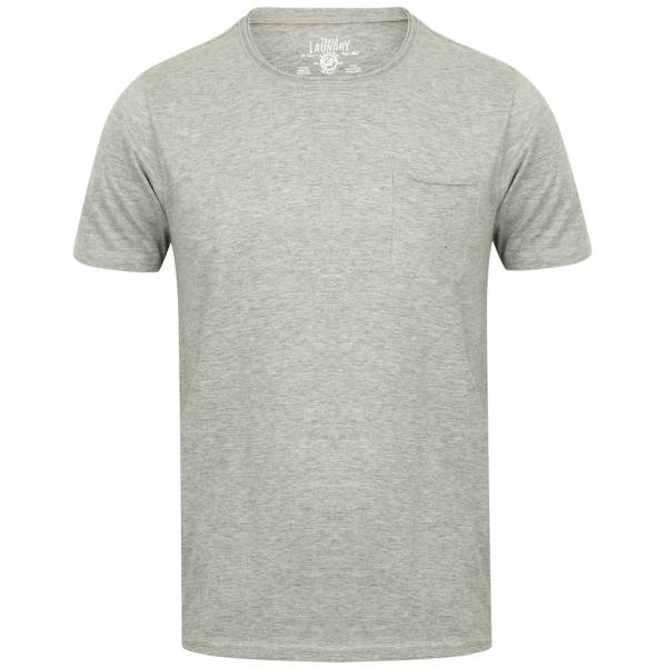 Tokyo Laundry Zella Cotton Pocket Herren T-Shirt 1C10284 Light Grey