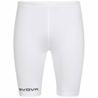 Aja droom ondersteboven Givova Bermuda Huidcompressie Slidingbroek Wielershort wit |  sport-korting.nl