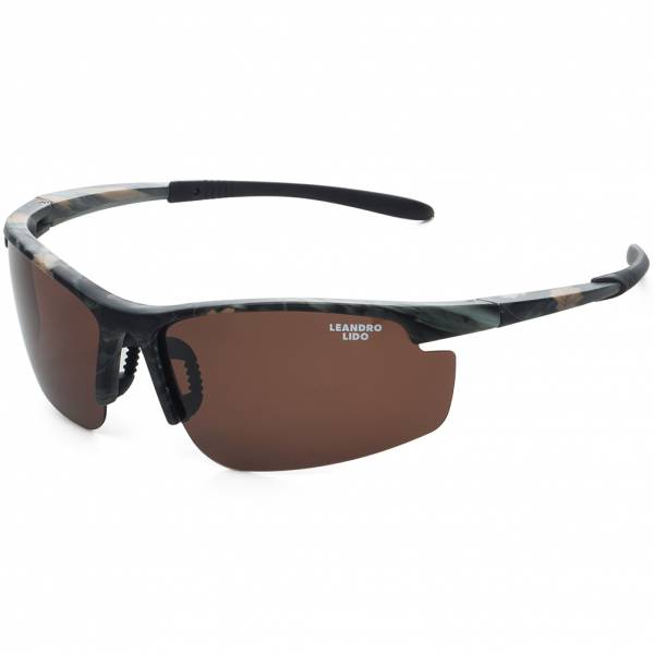 LEANDRO LIDO Power Sport Sonnenbrille camo/braun