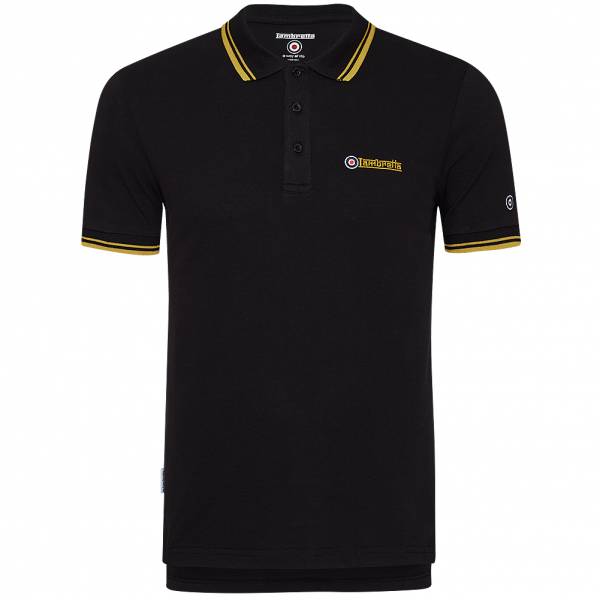 Lambretta Twin Tipped Herren Polo-Shirt LG1608-BLK MSTRD