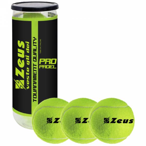 Zeus Pro Padel balls 3 pieces