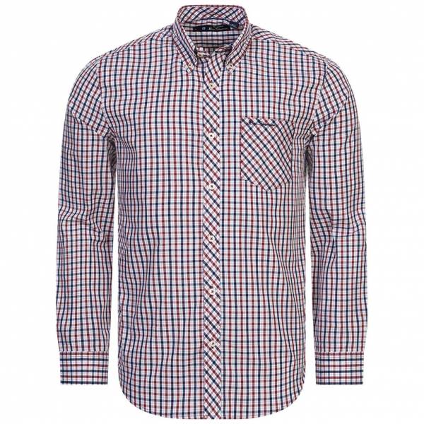 BEN SHERMAN House Check Men Long-sleeved Shirt 0077861-RED