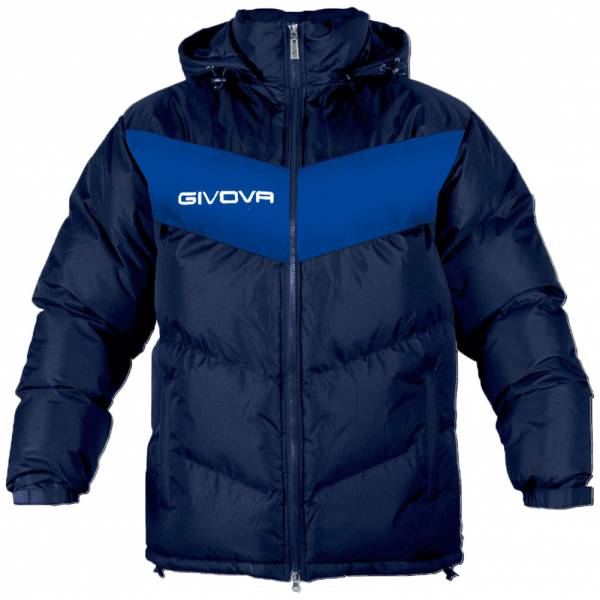 Veste hiver Givova Giubbotto Podio bleu marine / bleu