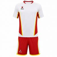 Zeus Kit Volley Tuono Uomo Herren Trikot + Shorts bianco/rosso
