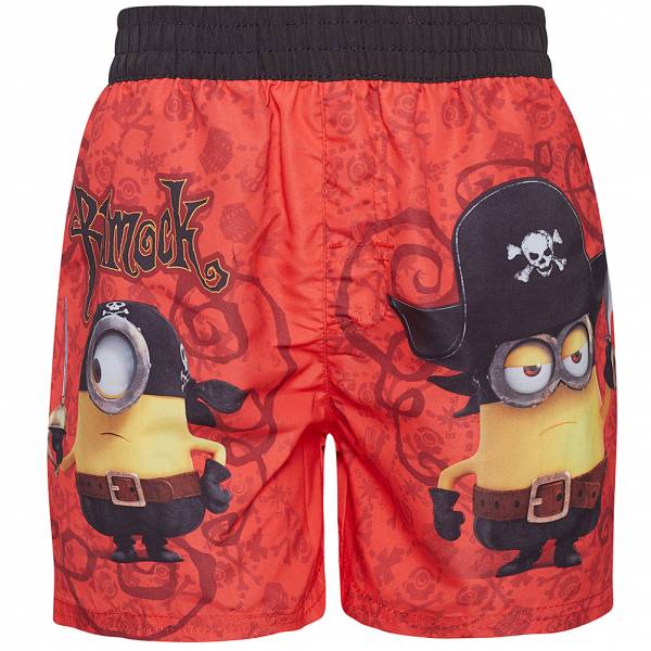 Ich – Einfach unverbesserlich Minions Jungen Badeshorts DEP1998-red