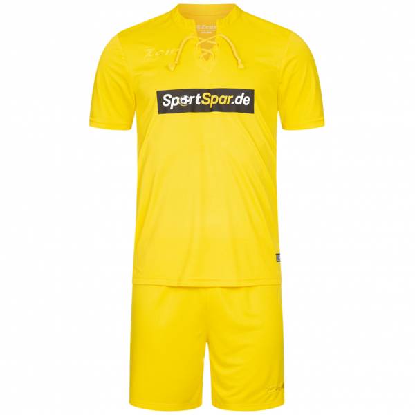 Zeus x Sportspar.de Legend Conjunto de fútbol Camiseta con pantalones cortos amarillo