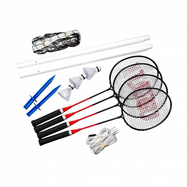 Wilson Badminton Set 4 Joueur avec filet et accessoires WR135810F3