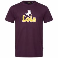 Lois Jeans Big Logo Herren T-Shirt 4E-LTSM-BL-Purple