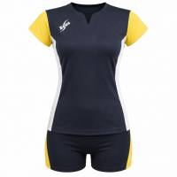 Zeus Kit Terry Damen Sport Trikot + Shorts blu/giallo