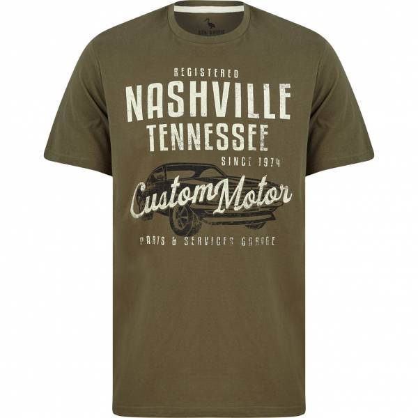 Sth. Shore Nash Car Hommes T-shirt 1C18096 Feuille de vigne
