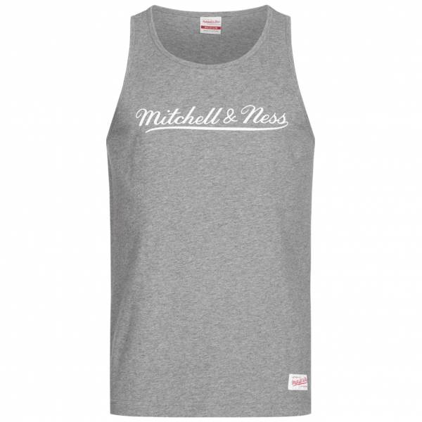 Mitchell & Ness Script Tank Hommes Haut sans manches TANKTEE-GRY