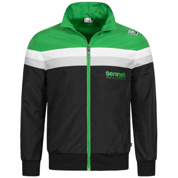 Sonneti Split Windrunner Uomo Giacca NTG00009-NERO-VERDE